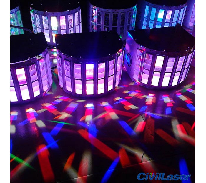 6 LED laser stage lighting DJ light